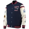 New England Patriots G-III Sports by Carl Banks Satin Varsity Jacket