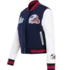 New England Patriots Classic Pro Standard Wool & Leather Varsity Jacket