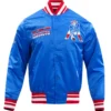New England Patriots Classic Satin Varsity Jacket