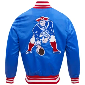 Alternative view of New England Patriots Classic Satin Varsity Jacket