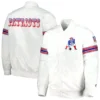 New England Patriots The Power Forward Team Players Satin Varsity Jacket - Image 3