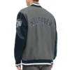 New England Patriots Heather Gunner Full-Snap Tommy Hilfiger Varsity Jacket - Image 2