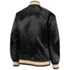New Orleans Saints Lightweight Satin Full-Snap Varsity Jacket - Image 2