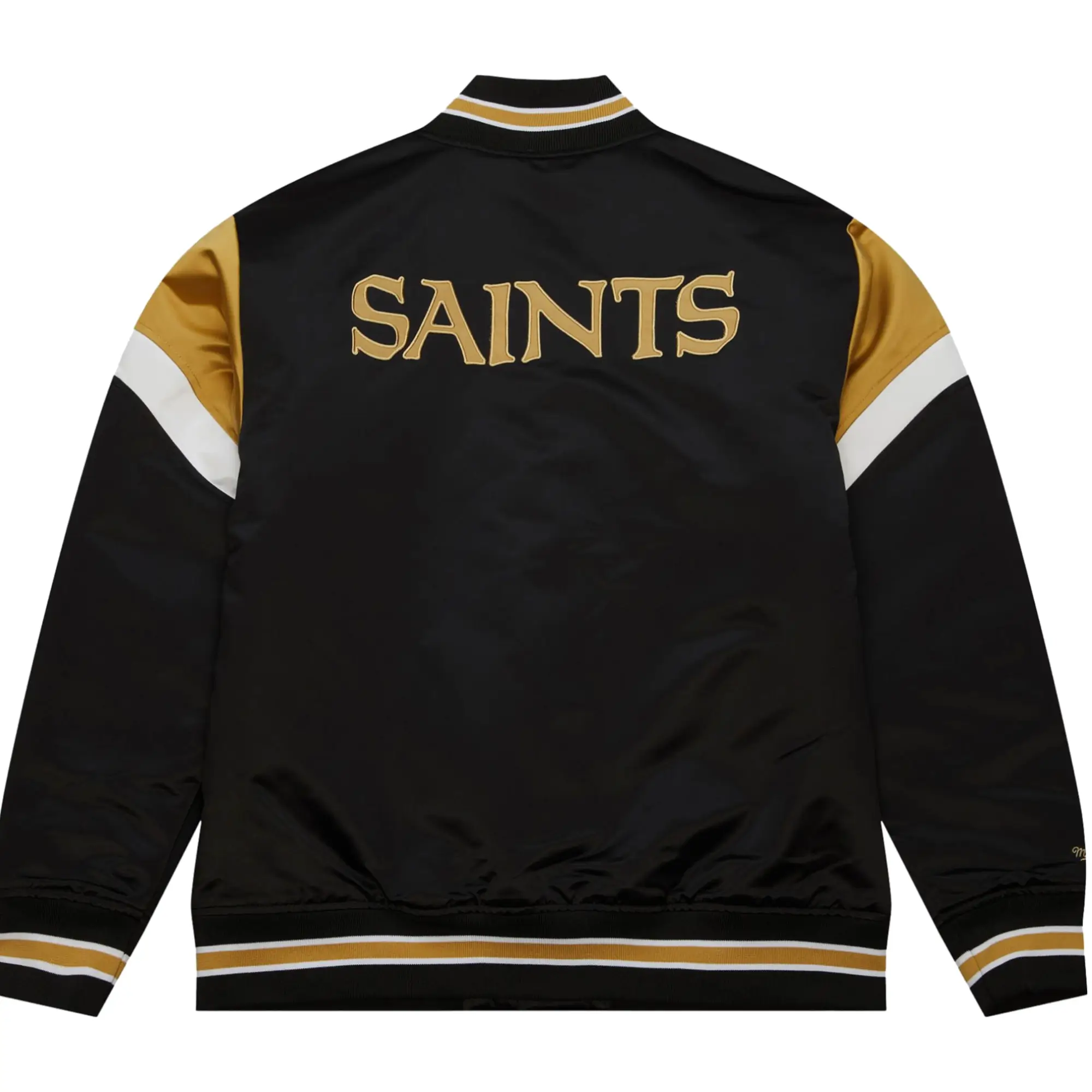 New Orleans Saints Cooperstown Heavyweight Satin Varsity Light weight Jacket - Image 2