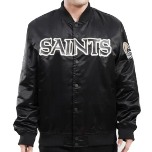 New Orleans Saints Team players Satin Varsity Jacket