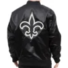 New Orleans Saints Team players Satin Varsity Jacket - Image 2