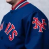 New York Giants Letterman 1932 Authentic Royal Blue Varsity Jacket - Image 5
