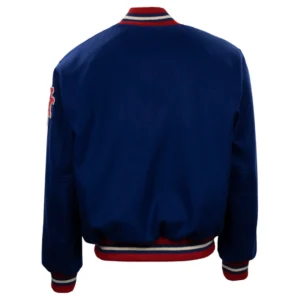 Alternative view of New York Giants Letterman 1932 Authentic Royal Blue Varsity Jacket