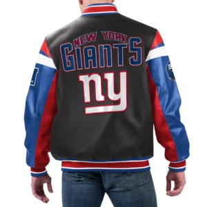 Alternative view of New York Giants G-III Sports by Carl Banks Full-Zip Leather Jacket