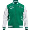 New York Jets Retro Classic Rib Wool & Leather Varsity Jacket