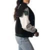 New York Jets The Wild Collective Black Sailor Full-Snap Hooded Varsity Jacket - Image 3