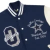 OVO Dallas Cowboys Wool/Leather Full-Snap Varsity Jacket - Image 3