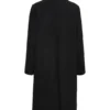 Perryiw Double Breasted Full Black Wool Coat - Image 2