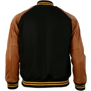 Alternative view of Pittsburgh Steelers 1932 Authentic Wool & Leather Varsity Jacket