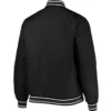 Pittsburgh Steelers One Color Satin Varsity Black Jacket - Image 2