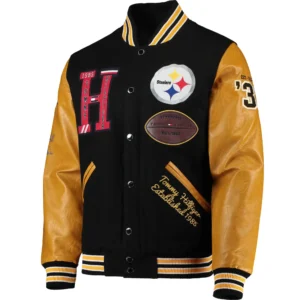 Pittsburgh Steelers Tommy Hilfiger Wool & Leather Varsity Jacket