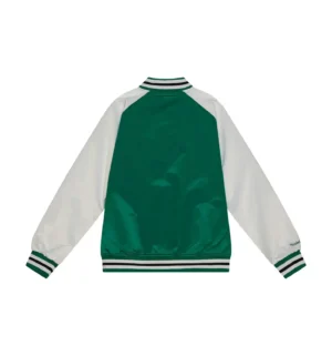 Alternative view of Primetime Lightweight Raglan Satin Jacket Boston Celtics