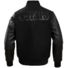 San Francisco 49ers Pro Standard Triple Black Varsity Jacket - Image 4