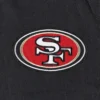 San Francisco 49ers Black/Red Plus Size Logo Full-Snap Satin Jacket - Image 3