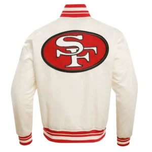 Alternative view of San Francisco 49ers Classic Satin Varsity Jacket