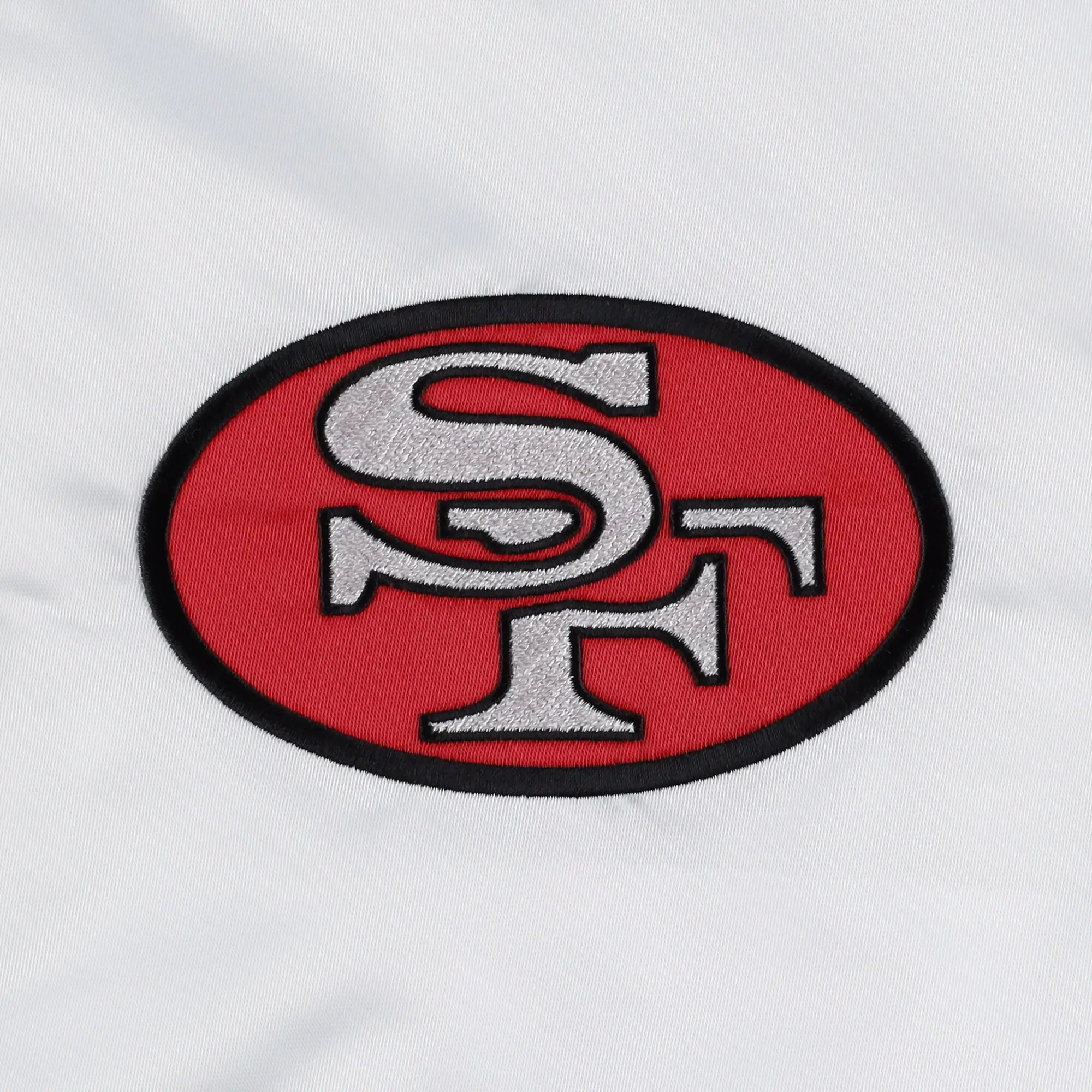 San Francisco 49ers Starter The Power Forward Full-Snap Jacket - White - Image 3