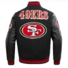 Alternative view of San Francisco 49ers Mashup Wool & Leather Varsity Jacket