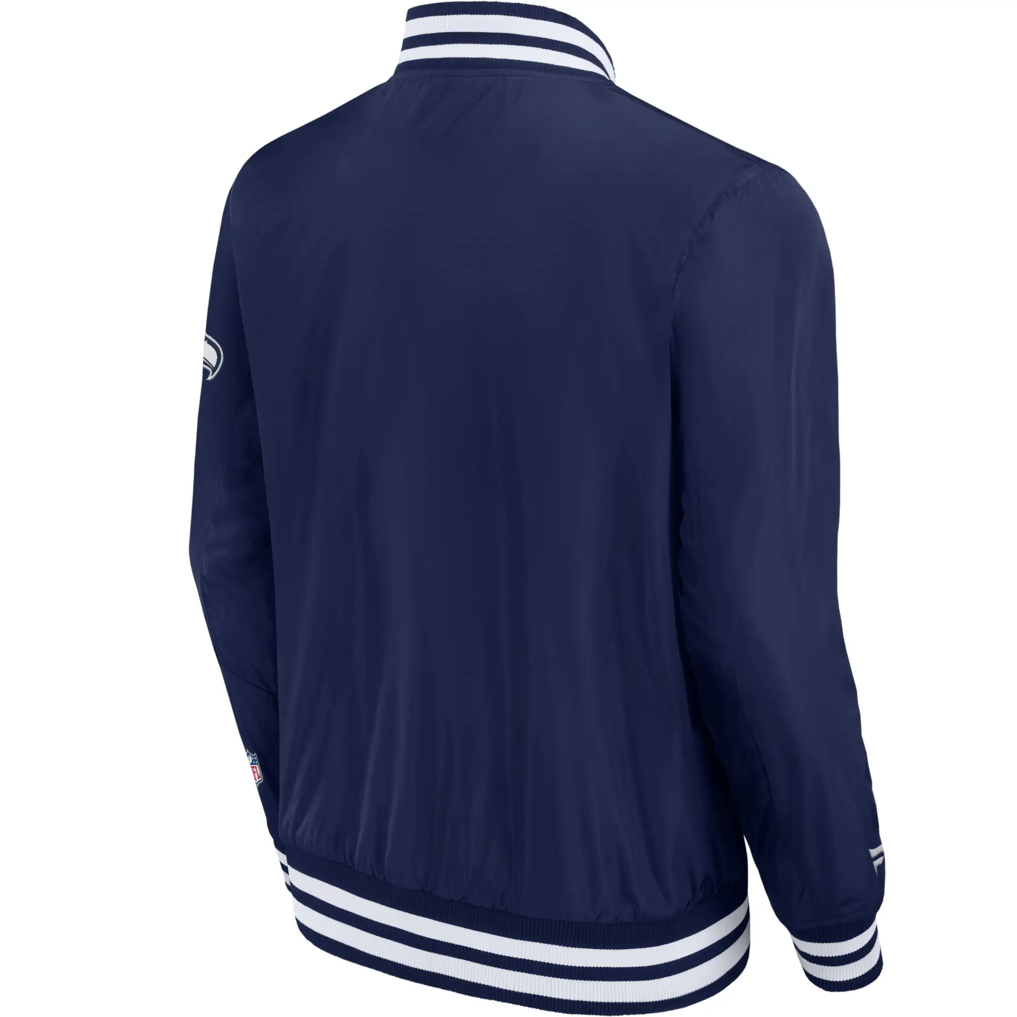 Seattle Seahawks Bomber Classic Vintage Satin Varsity Jacket - Image 2