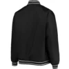Seattle Seahawks One Color Black Satin Varsity Jacket - Image 2