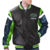 Seattle Seahawks G-III Sports by Carl Banks Full-Zip Leather Varsity Jacket