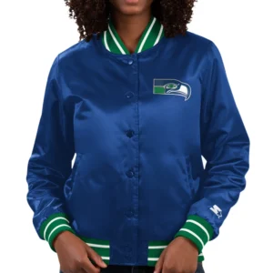 Seattle Seahawks Starter Satin Varsity Jacket