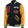 Seattle Seahawks Tommy Hilfiger Heritage Wool & Leather Varsity Jacket