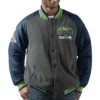 Seattle Seahawks Vintage Wool & Leather Varsity Jacket