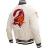 Tampa Bay Buccaneers Retro Classic Satin Varsity Jacket - Image 4