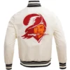 Tampa Bay Buccaneers Retro Classic Satin Varsity Jacket - Image 2