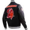 Tampa Bay Buccaneers Retro Classic Wool & Leather Varsity Jacket - Image 2