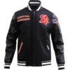 Tampa Bay Buccaneers Retro Classic Wool & Leather Varsity Jacket