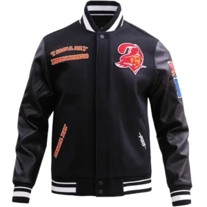 Tampa Bay Buccaneers Retro Classic Wool & Leather Varsity Jacket