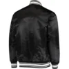 Tampa Bay Buccaneers Starter Black Locker Room Satin Varsity Jacket - Image 2