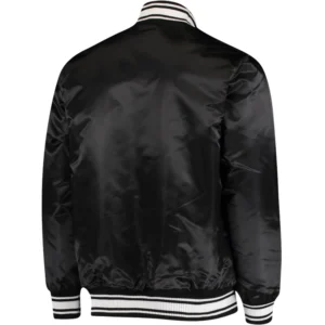 Alternative view of Tampa Bay Buccaneers Starter Black Locker Room Satin Varsity Jacket