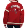 Tampa Bay Buccaneers Starter Red Tournament Satin Varsity Jacket - Image 2