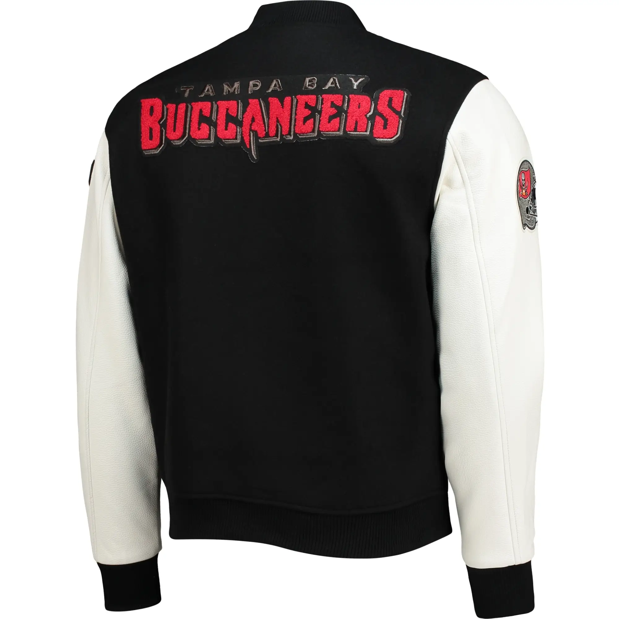Tampa Bay Buccaneers classic Wool & Faux Leather Varsity Jacket - Image 2