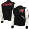 Tampa Bay Buccaneers classic Wool & Faux Leather Varsity Jacket - Image 3