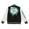 Team Origins Varsity Team Legacy Satin Jacket Boston Celtics - Image 2