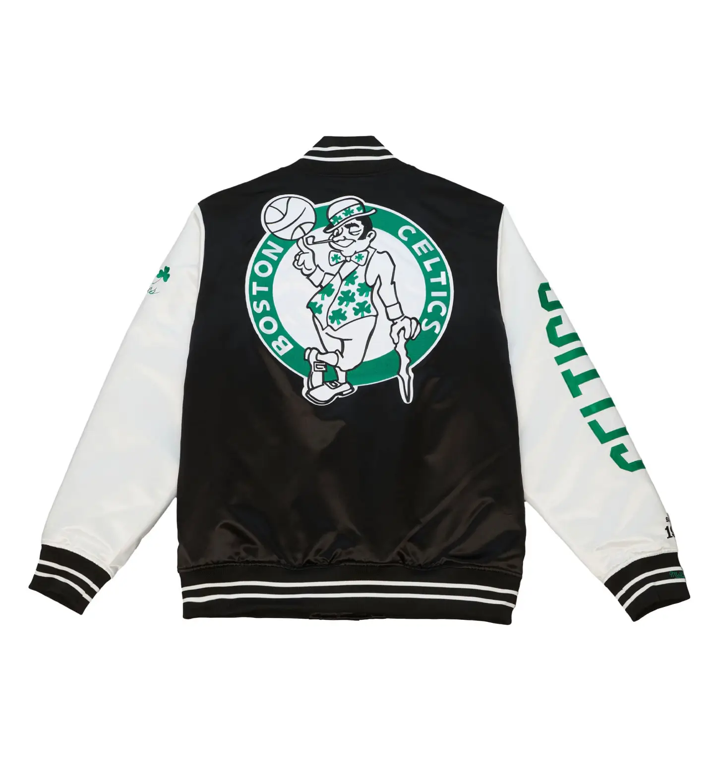 Team Origins Varsity Team Legacy Satin Jacket Boston Celtics - Image 2