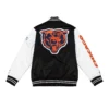 Team Origins Varsity Team Legacy Satin Jacket Chicago Bears - Image 2