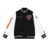 Team Origins Varsity Team Legacy Satin Jacket Chicago Bears