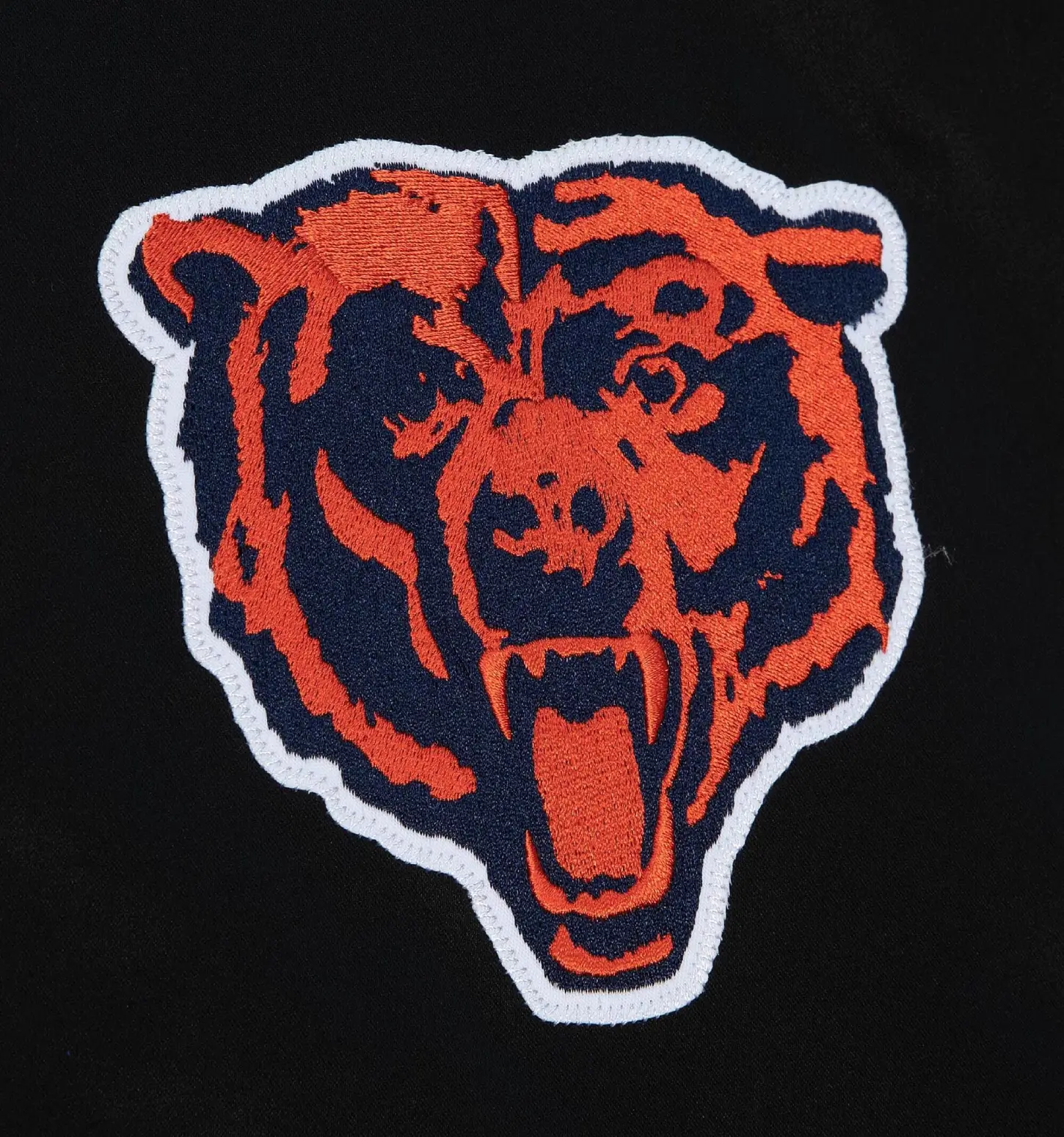 Team Origins Varsity Team Legacy Satin Jacket Chicago Bears - Image 4