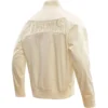 Tennessee Titans Pro Standard Neutral Full-Zip Satin Varsity Jacket - Image 2