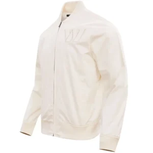Washington Commanders Pro Standard Neutral Full-Zip Varsity Jacket