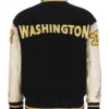 Washington Dee Cee Letterman logo Embroidered Varsity Jacket - Image 2